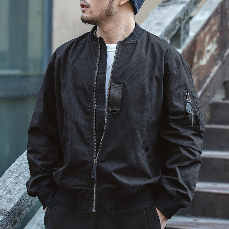 Retro American Driving Jacket MA-1 เครื่องบินระเบิดเสื้อลําลอง — صورة 2