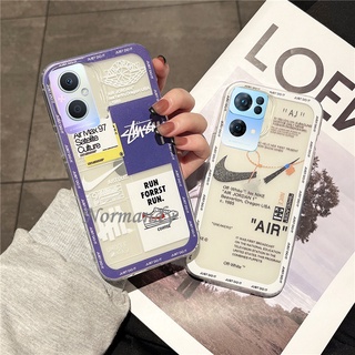 Ready Stock เคส Phone Case OPPO Reno 7 Reno7 Z Pro 5G Street Fashion Casing Silicagel Soft Case Transparent Shockproof Cover เคสโทรศัพท์