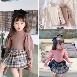 เสื้อแขนตุ๊กตา คอเต่านุ่มสบายใส่ต้อนรับลมหนาว