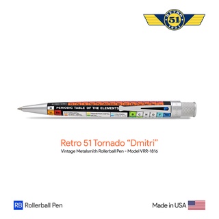 Retro 51 Tornado "Dmitri" Vintage Metalsmith Rollerball Pen - ปากกาโรลเลอร์บอลล์เรโทร 51 ทอร์นาโด