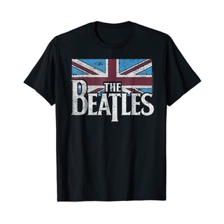 เสื้อยืดผ้าฝ้ายพิมพ์ลายขายดี เสื้อยืด พิมพ์ลายธงอังกฤษ fangbin88tw.ph-s Bravado Beatles สําหรับผู้ชาย