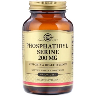 🌟PreOrder🌟 Solgar, Phosphatidylserine, 200 mg, 60 Softgels