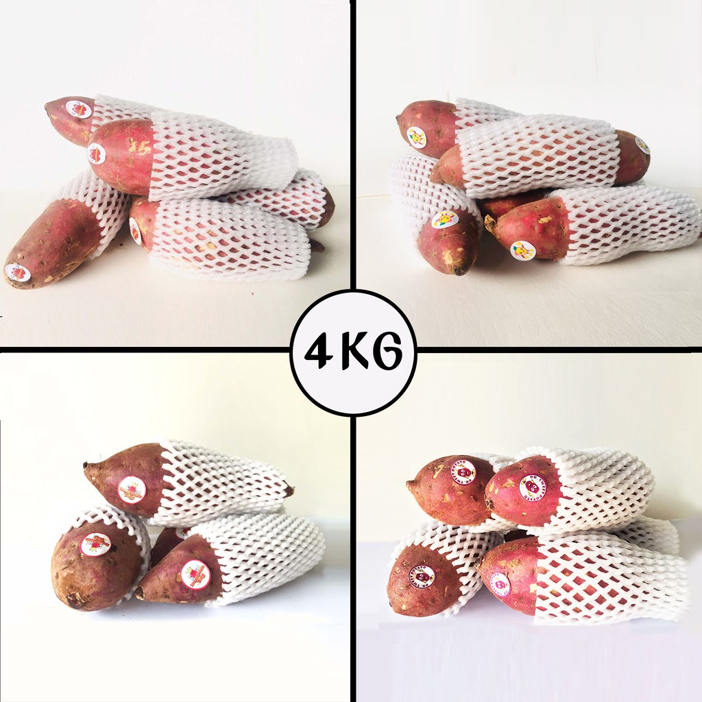 Oishi-Fresh มันหวานญี่ปุ่น หอม หวาน เนื้อเหลือง 4kg 4แบรนด์