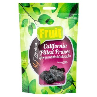  มายช้อยส์ ลูกพรุนแคลิฟอร์เนียไม่มีเมล็ด 170 กรัม  My Choice Seedless California Prune 170g.