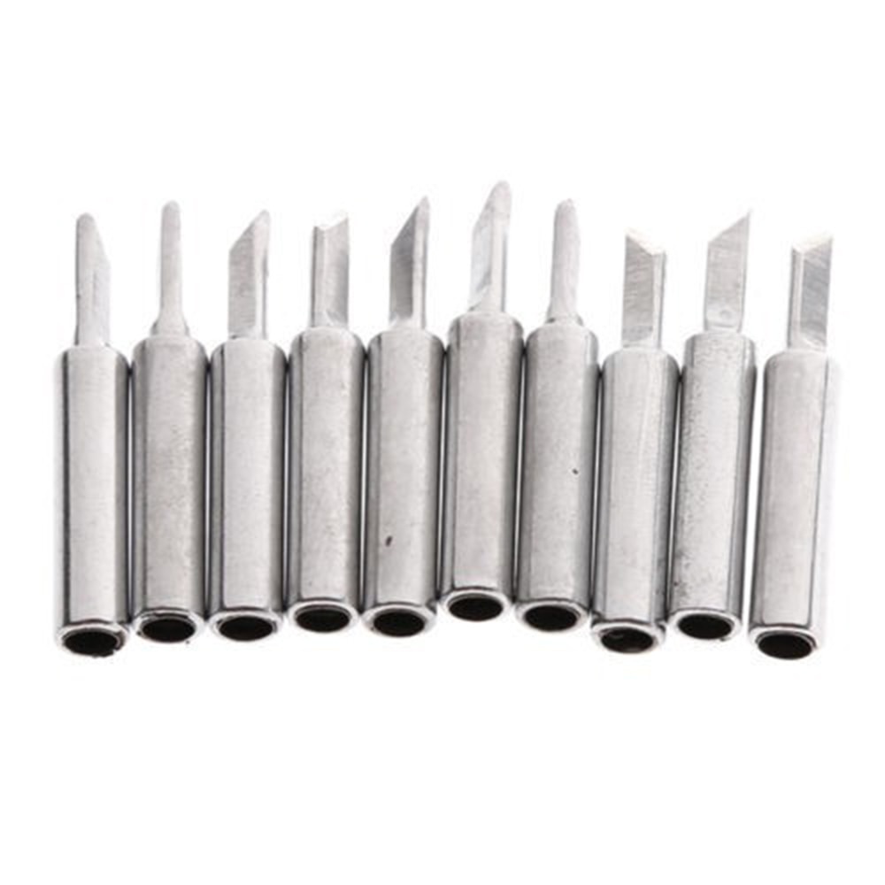 10 ชิ้น/ล็อต 900 M-TK เปลี่ยนบัดกรี Leader-Free Iron Tip สําหรับ Hakko Aoyue Gordak Yihua 936 936 85