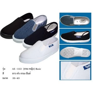 Buddy AS-113 รองเท้าผ้าใบสุภาพสตรีและสุภาพบุรุษ Basic Sport Style