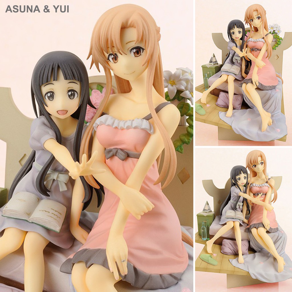 Figure ฟิกเกอร์ Model โมเดล Sword Art Online ซอร์ดอาร์ตออนไลน์ Asuna Yuuki and Yui Vignette อาสึนะ ยูกิ และ ยูอิ