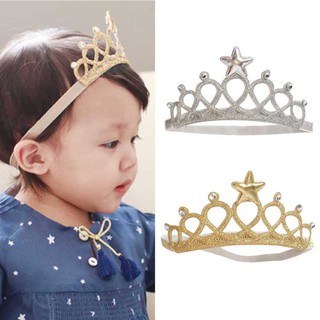 New Kids Girl Cute Crown Headband Hair Band Accessories Headwear