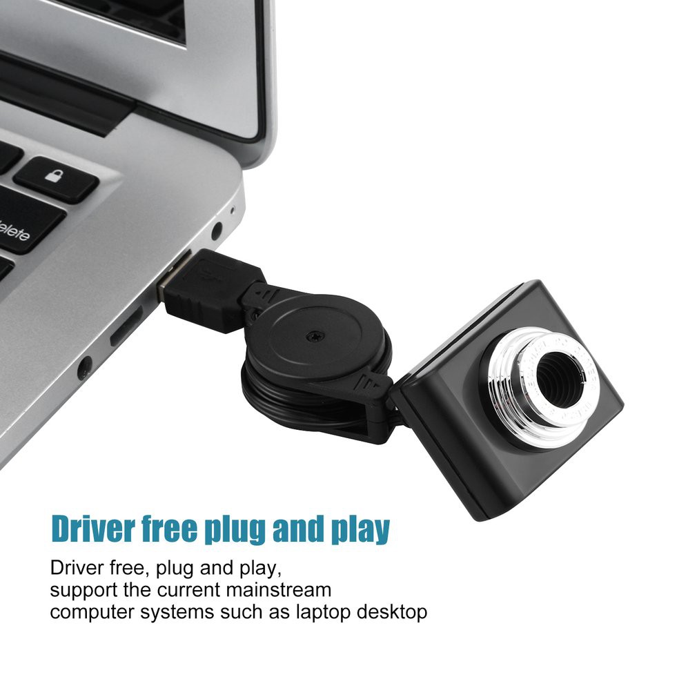⚡happie⚡กล้องเว็บแคม เว็บแคม กล้องถ่ายทอดสด USB 8MP Mini Webcam สำหรับ Desktop Laptop HD