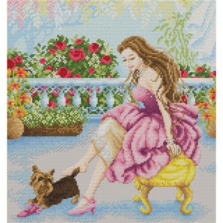 Get Dress (23-T) ชุดปักครอสติช ภิญญ์ ,Cross Stitch Kit Pinn