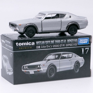 รถเหล็กTomica ของแท้ Tomica Premium No.17 Nissan Skyline 2000 GT-R (KPGC110)