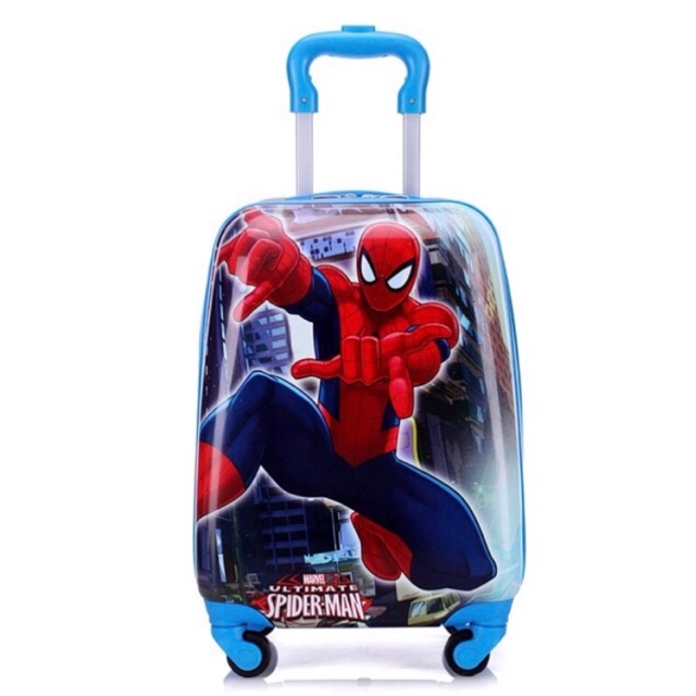 Superman spider, Spiderman, กระเป๋าเดินทางสําหรับเด็กที่จะเดินทางด้วย 2 รายการพิมพ์