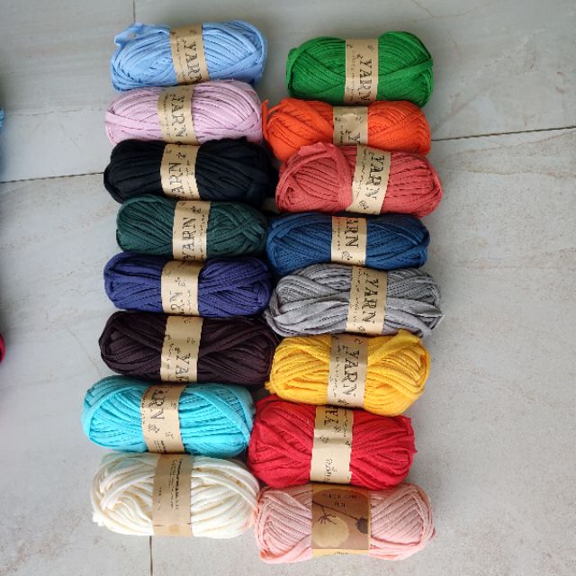 ไหมผ้ายืด Sweet Cotton 100กรัม T-shirt yarn มี 45สี