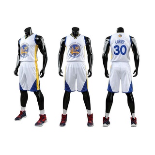 เสื้อกีฬาบาสเก็ตบอล ลายทีม Golden State Warriors No.30 Curry สําหรับผู้ชาย