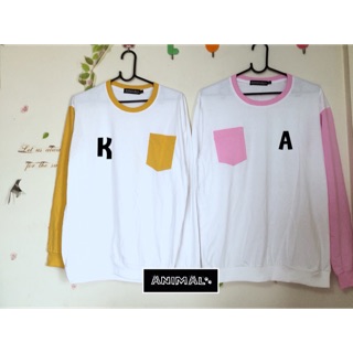 เสื้อแขนยาว เปลี่ยนอักษรได้