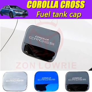 Corolla CROSS แผ่นสติกเกอร์สเตนเลส สําหรับติดตกแต่งฝาถังน้ํามันเชื้อเพลิง