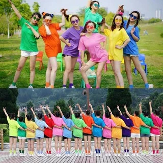 เสื้อยืดสะท้อนแสง เหมาะสำหรับสายปาร์ตี้ มีจัดเซ็ตถุงเท้าด้วยค่ะ!!!!