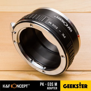 เมาท์แปลง K&amp;F PK-EOS M ( PENTAX K-MOUNT - Canon EOS M / EF-M / EFM Lens Adapter / KF )