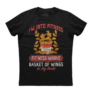 [S-5XL]เสื้อยืดแขนสั้นลําลอง พิมพ์ลาย Im Into Fitness Fit สีดํา เข้ากับทุกการแต่งกาย สําหรับผู้ชาย 111145