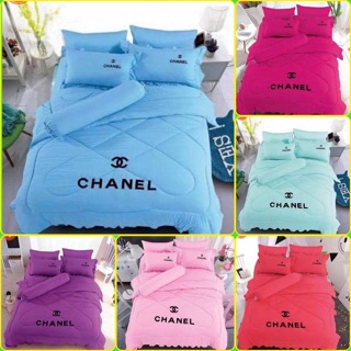 ✨(Chanel)ชุดเครื่องนอน ครบชุด(6ชิ้น)สินค้าพร้อมส่ง