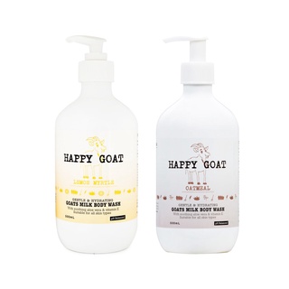 Happy Goat Milk Body Wash 500ml - Oatmeal / Lemon