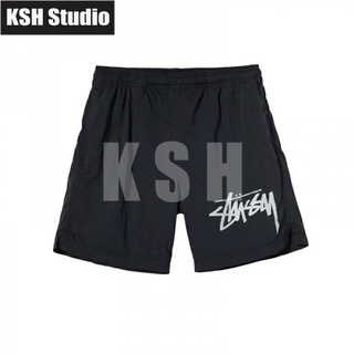 [สินค้าพร้อมส่ง] NIKExStussy Logo Sports Shorts กางเกงชายหาดชายและหญิงสไตล์เดียวกัน