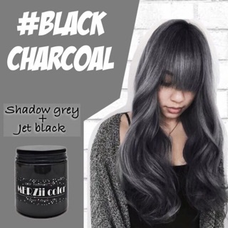 🖤 ทรีทเม้นท์สีเทาดำ ♣️ Black chacoal ♠️