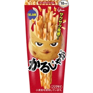 Glico มันฝรั่งแท่งอบกรอบ รสเกลือ 41 g グリコ かるじゃがサクサク食感 うま塩味 41 g
