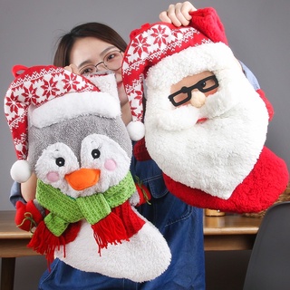 Christmas Stocking 3d Sock ถุงเท้าแขวนตกแต่ง xmas(ACC31)
