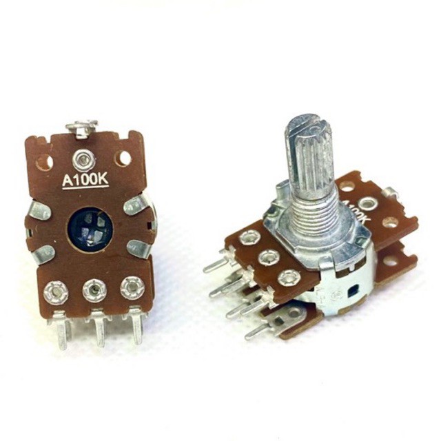 [จำนวน 2ตัว] วอลลุ่ม Volume 100KA Tapบน ยี่ห้อ Alpha