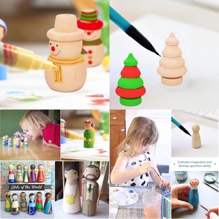 Wooden Peg dolls DIY Sensory play เปิดโลกจินตนาการให้เด็กๆ✨