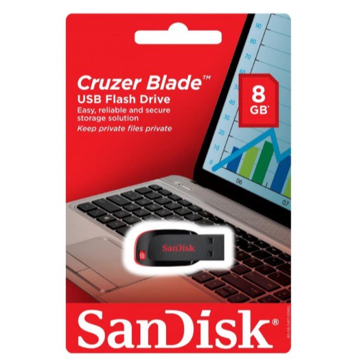 แฟลชไดร์ฟ Sandisk 8 GB USB 2.0