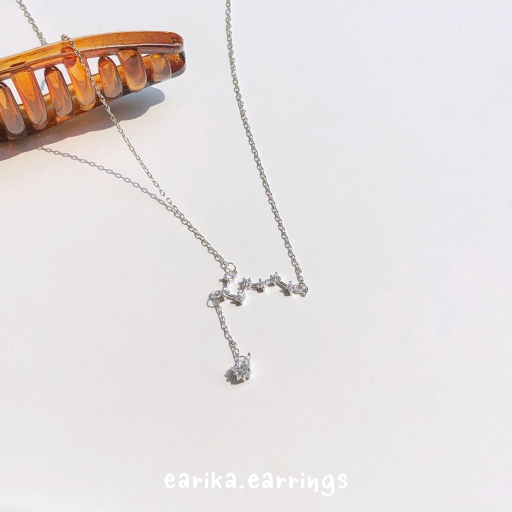 earika.earrings - venti zodiac necklace สร้อยคอจี้ดาวราศีเงินแท้ S92.5 ปรับขนาดได้