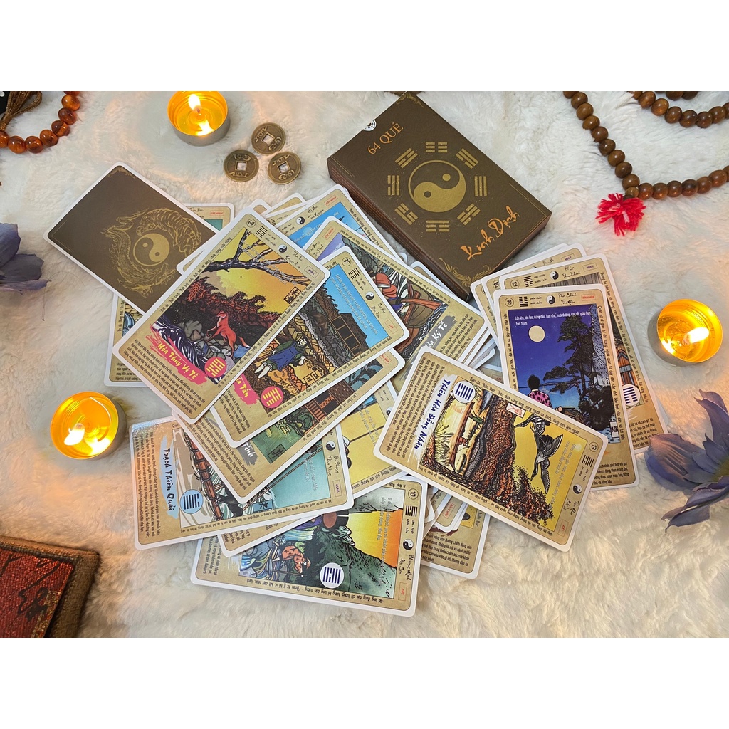 64 สํารับไพ่ทาโรต์หกเหลี่ยม I Ching
