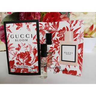 น้ำหอม Gucci  Bloom EDP 1.5ml. น้ำหอมจิ๋ว หลอดแซมเปิ้ล  Vial  หัวสเปรย์  น้ำหอมแท้100%