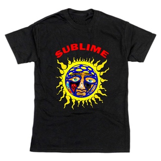 ผ้าฝ้ายคอกลมSka PUNK SUBLIME เสื้อยืด - เสื้อยืดพรีเมี่ยม - สีดํา - S, M, L, XL, XXLfrom S-4XL