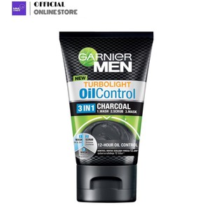 Garnier Men การ์นิเย่ เมน เทอร์โบไลท์ ออย คอนโทรล 3 อิน1 ชาร์โคล