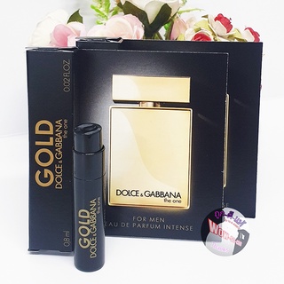 กลิ่นหอมสดใส อบอุ่น 😘 Dolce&amp;Gabbana The One for Men Gold edp.Intense ขนาดทดลอง ของแท้ 100%