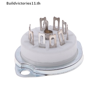 【Buildvictories11】ซ็อกเก็ตท่อเซรามิก 9pin สําหรับ EL84 ECC82 6922 12AX7 1 ชิ้น