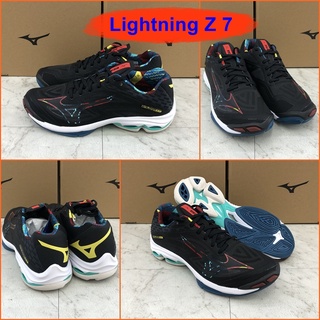 Mizuno Wave LightningZ7 รองเท้า Indoor ยอดนิยม สีสวย สดใส พื้นหนานุ่ม ใส่สบายเท้า รับแรงกระแทกอย่างดี น่าใช้ V1GA220049