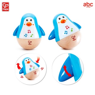 Hape لعبة خشبية موسيقية البطريق المتأرجح الرنّان Penguin Musical Wobbler لعبة تنمية مهارات من عمر 6 أشهر فأكثر صورة 7