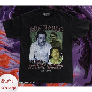 เสื้อยืด พิมพ์ลาย Don Pablo Escobar สไตล์วินเทจ ขนาดใหญ่