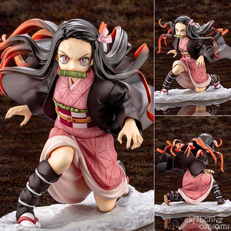 ■❏☋ดาบพิฆาตอสูร เล่ม ฟิกเกอร์ Demon Slayer Kimetsu No Yaiba ARTFX J Kamado Nezuko 15cm g0oo