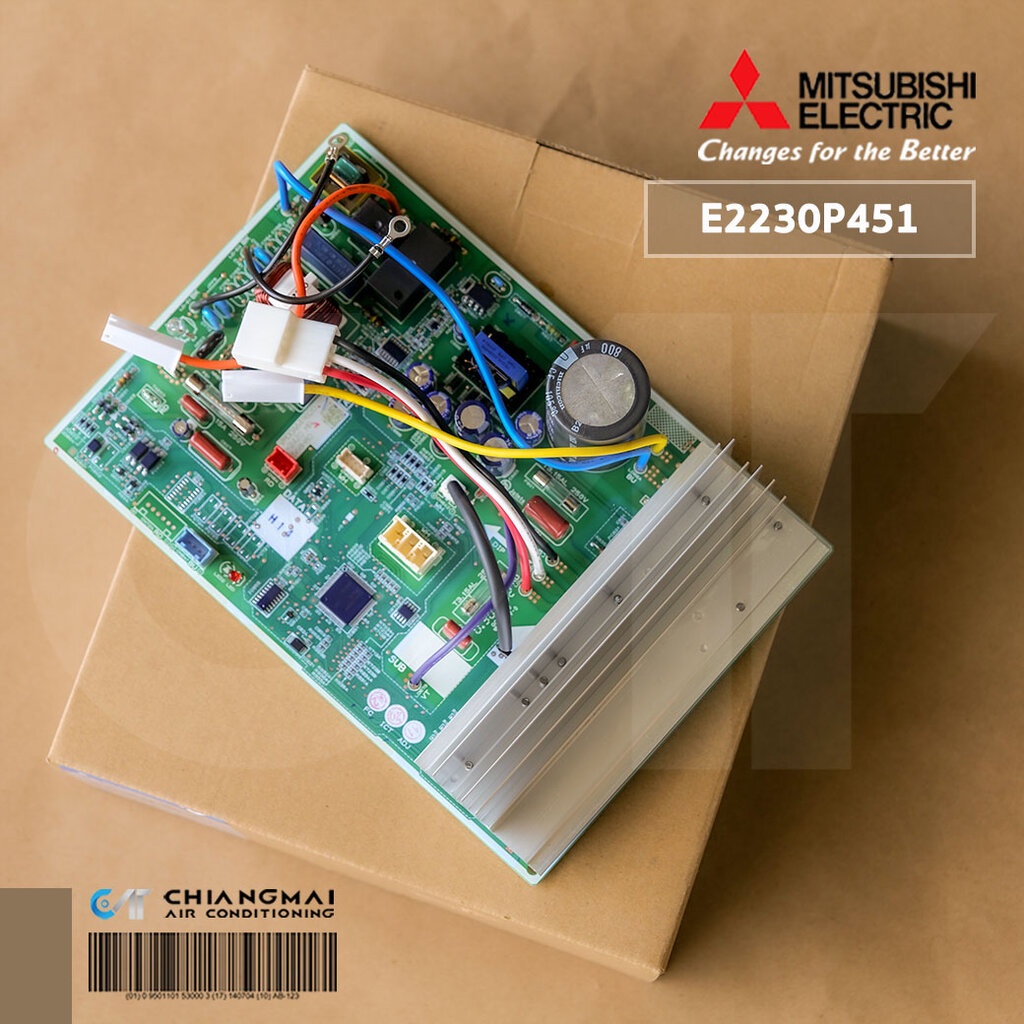 E2240P451 (MUY-GT15VF) แผงวงจรแอร์ Mitsubishi Electric แผงบอร์ดแอร์ มิตซูบิชิ แผงบอร์ดคอยล์ร้อน