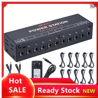 เอฟเฟ็คกีต้าร์ Power Supply Station 10 Isolated Dc Outputs 9 V 12v 18v