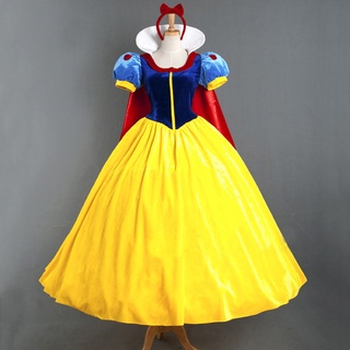 ชุดเดรสคอสเพลย์ Cinderella Snow White สําหรับปาร์ตี้ฮาโลวีน