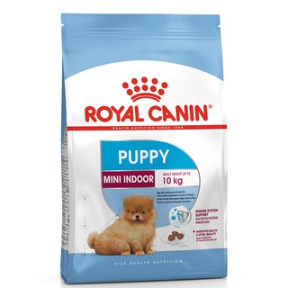 Royal canin puppy mini indoor สำหรับสุนัขเลี้ยงในบ้าน 0.5 กิโลกรัม