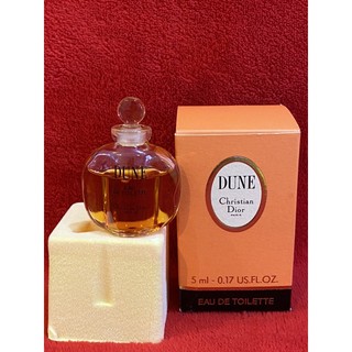 DUNE CHRISTIAN DIOR 5ml EAU DE TOILETTE MINIATURE PERFUME RARE.