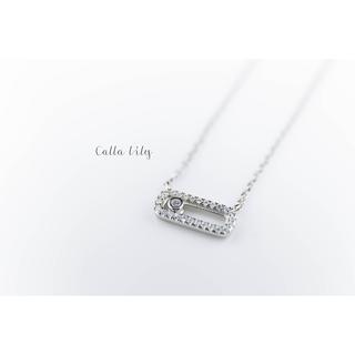 Aspire me necklace เงินแท้925ชุบทองขาว nickel free