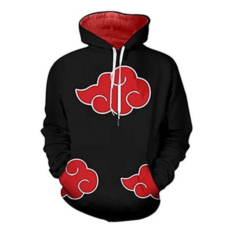 Unisex 3D NARUTO Hoody Uchiha Itachi พิมพ์เสื้อแฟชั่นผู้ชาย s Hoodie